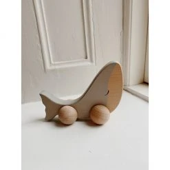Konges Sløjd *New* Wooden Whale Push Toy
