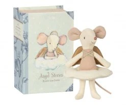 Maileg Angel Mouse In Book