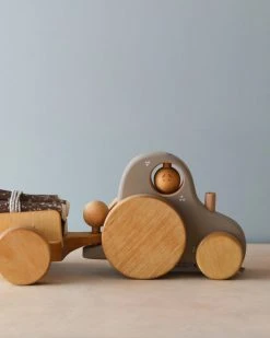 Friendly Toys *New* Handmade Wooden Tractor