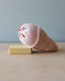 Pebble *New* Handmade Ice Cream Rattle