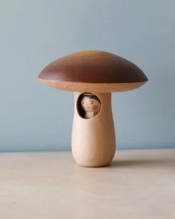 *New* Gnezdo Mushroom Home With Acorn Peg Doll