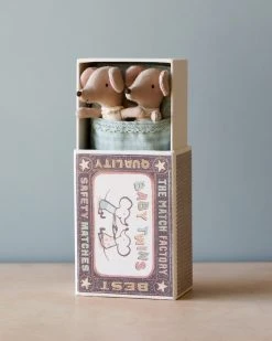 *New* Maileg | Twin Baby Mice In Matchbox