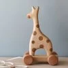 Tateplota Handmade Wooden Giraffe Pull Toy 1 Tateplota Handmade Wooden Giraffe Pull Toy