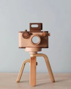 Father's Factory *New* Father’s Factory | Vintage Style Wooden Toy Camera