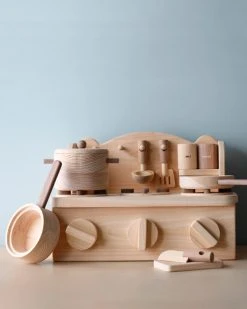 Ikonih *New* Mini 11-Piece Wooden Kitchen Set