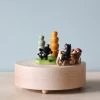 Wooderful Life Wooden Bear Music Box *New*