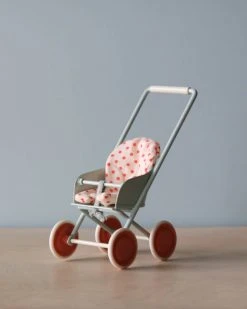 *New* Maileg Stroller, Micro - Sky Blue