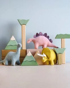 Olli Ella Holdie Folk Felt Dinosaurs