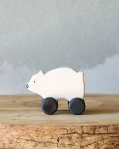Sabo Concept Wooden Bear Push Toy