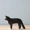Forest Melody Handmade Wooden Black Cat *New*