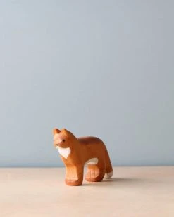 Forest Melody Handmade Wooden Brown Cat *New*