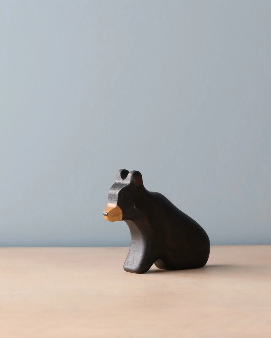 Forest Melody *New* Handmade Wooden Black Bear Family 5 Forest Melody *New* Handmade Wooden Black Bear Family