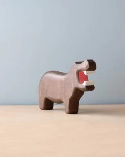 Forest Melody *New* Handmade Wooden Hippo