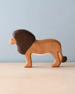 Forest Melody Handmade Wooden Lion *New*