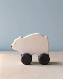 Sabo Concept Wooden Bear Push Toy
