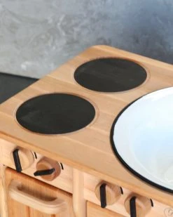 DrewArt Wooden Play Kitchen