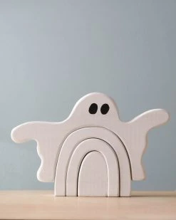Sensoryplay *New* Handmade Wooden Ghost Stacker