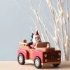 Wooderful Life *New* Santa-mobile Music Box