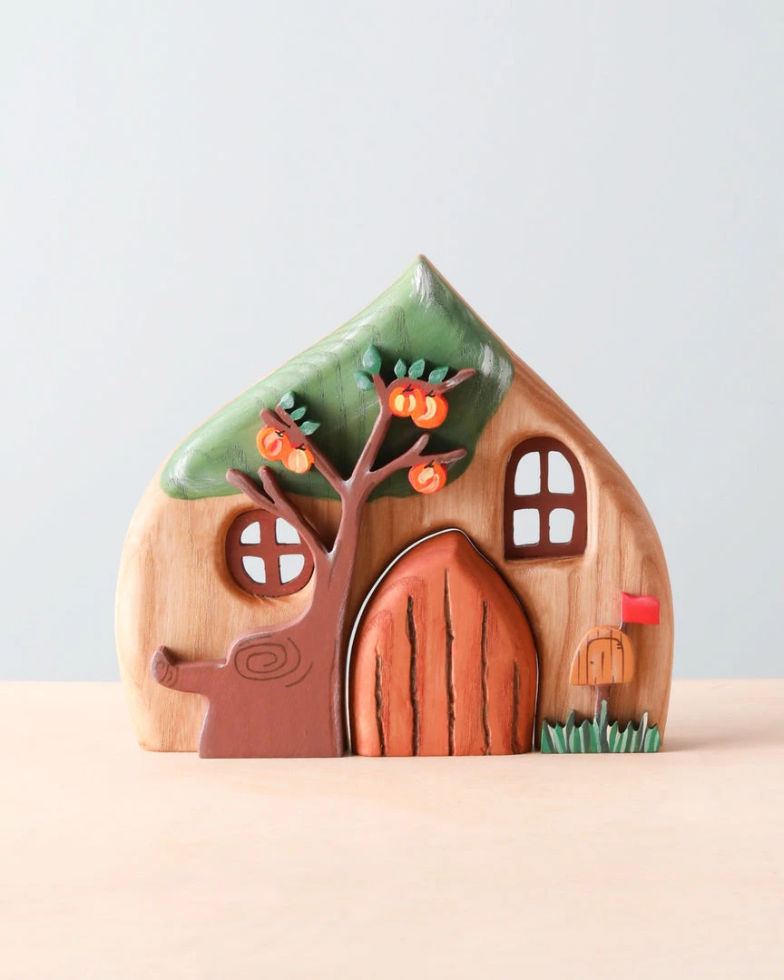 Odin Parker Handmade Wooden Fairy Cottage *New* 3 Odin Parker Handmade Wooden Fairy Cottage *New*