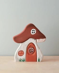 Odin Parker Wooden Mushroom House