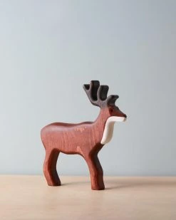 Forest Melody Handmade Wooden Deer Family