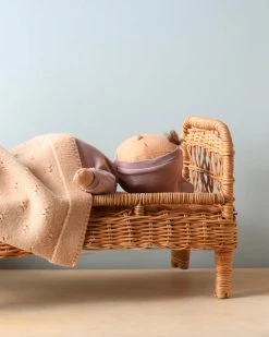 Fabelab Rattan Doll Bed