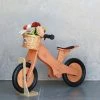Kinderfeets Bamboo Balance Bike With Basket & Stand