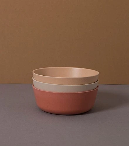 Cink Bamboo Bowl 3 Pack - Fog/Rye/Brick *New* 3 Cink Bamboo Bowl 3 Pack - Fog/Rye/Brick *New*