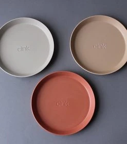 Cink Bamboo Plate 3-pack - Fog/Rye/Brick
