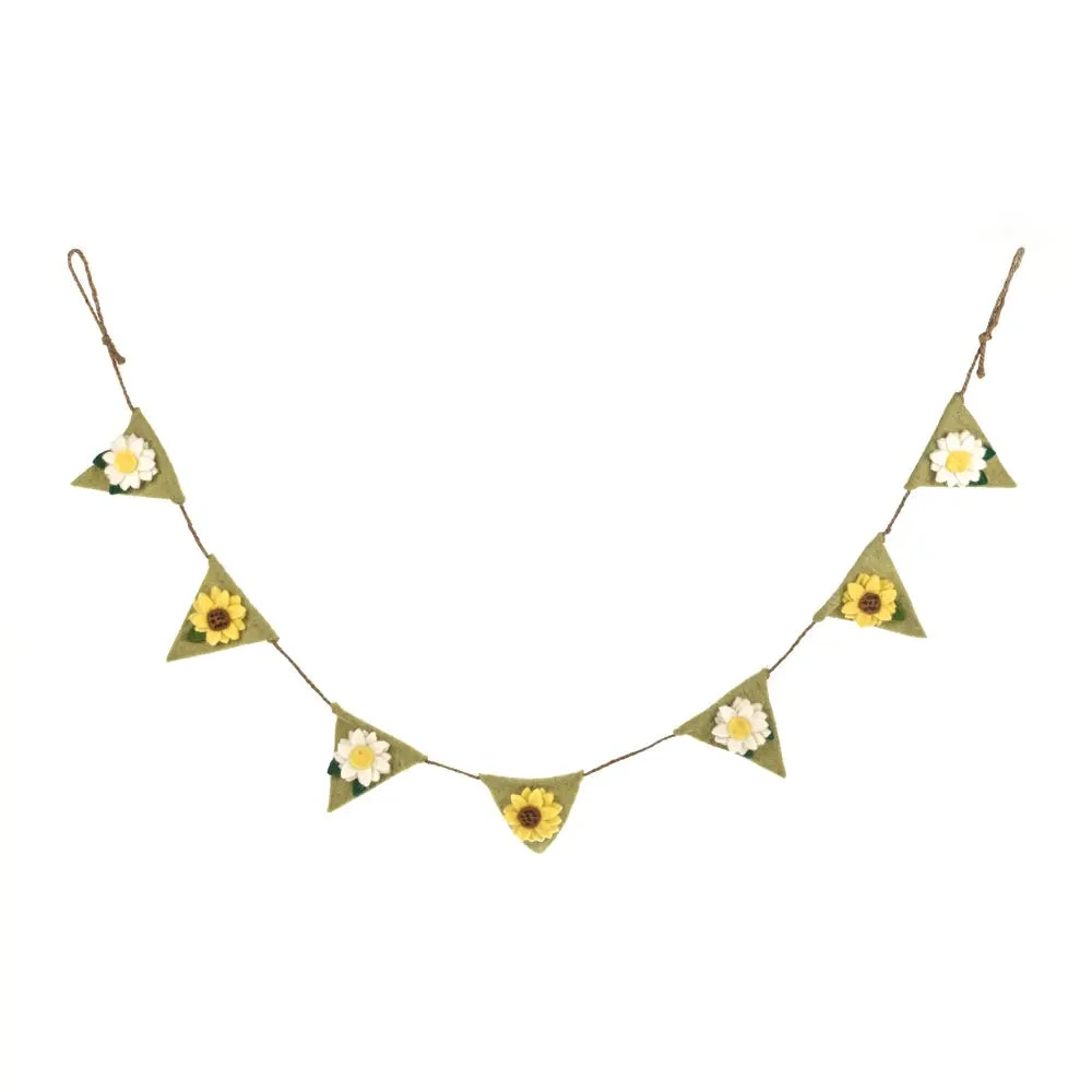 Odin Parker *New* Sunflower & Daisy Bunting Banner 5 Odin Parker *New* Sunflower & Daisy Bunting Banner
