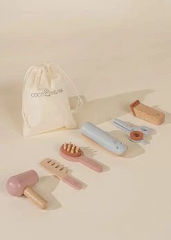 Coco Village Wooden Hair Dresser Set *New*