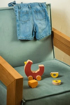 Animi *New* Handmade Wooden Chicken Push Toy 9 Animi *New* Handmade Wooden Chicken Push Toy