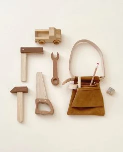 Odin Parker Wooden Tools & Suede Tool Belt *New*