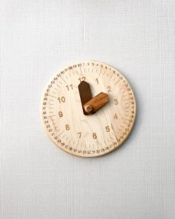 Mirus Toys *New* Wooden Educational Clock