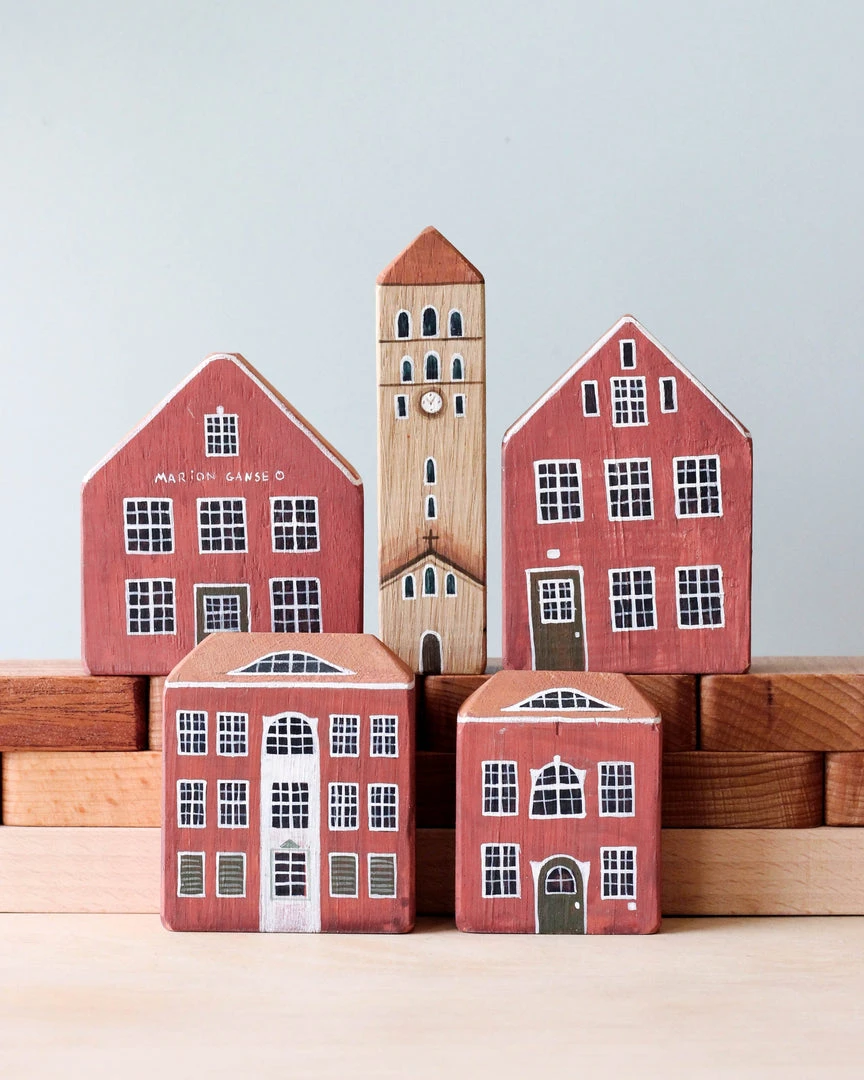 Vendor-unknown Handmade Wooden City 4 Vendor-unknown Handmade Wooden City