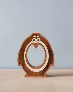 Circle Solid *New* Wooden Animal Numbers (0-9) - Made In USA