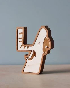 Circle Solid *New* Wooden Animal Numbers (0-9) - Made In USA