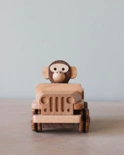 Odin Parker *New* Wooden Animal Pull-Back Car