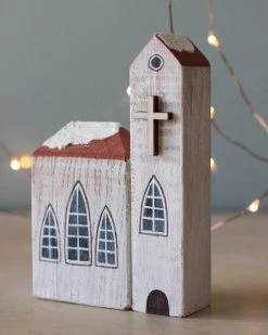 Vendor-unknown *New* Handmade Wooden Christmas Village