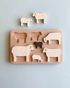 Bajo *New* Wooden Sheep Puzzle & Stacker