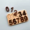 Oyuncakhouse Walnut Number Puzzle