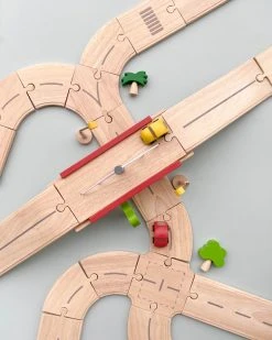Plan Toys Wooden Road System Deluxe *New*