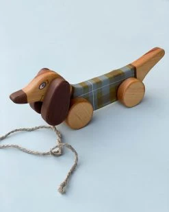 Friendly Toys Handmade Pull Along Dog Toy