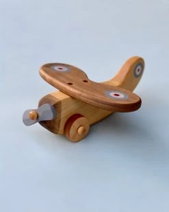 Friendly Toys *New* Handmade Wooden Airplane