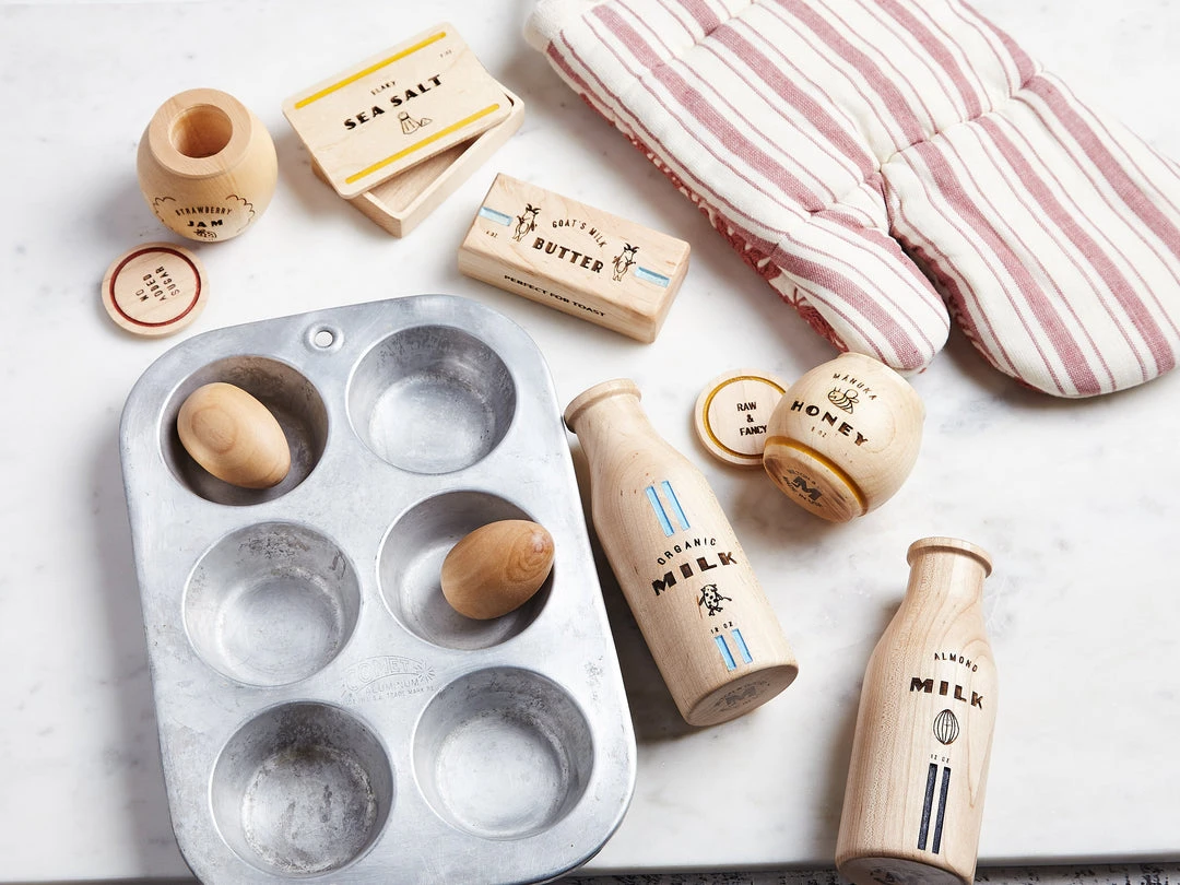 Milton & Goose Pantry Play Food Set *New*