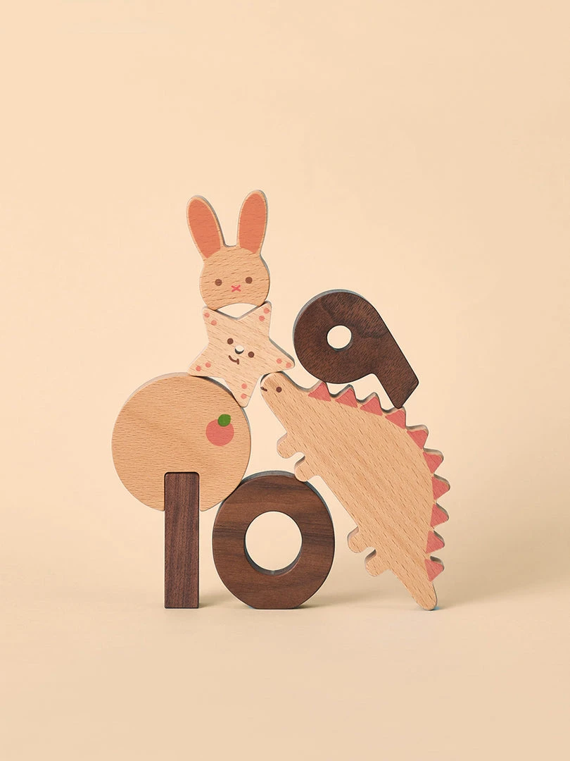 Oioiooi *New* Numbers Play Block Set 8 Oioiooi *New* Numbers Play Block Set