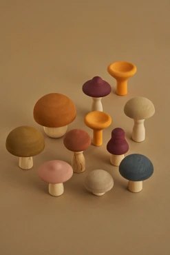 Raduga Grez Handmade Wooden Mushrooms