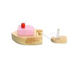 Kiko & GG Wind-up Wooden Bath Boat *New*