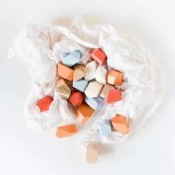 Rock Blocks | 16-Piece Stacking Wooden Rocks 7 Rock Blocks | 16-Piece Stacking Wooden Rocks