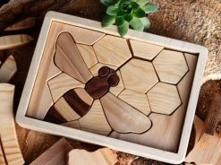 Cocoletes Handmade Double Layer Wooden Puzzle - Beehive 7 Cocoletes Handmade Double Layer Wooden Puzzle - Beehive